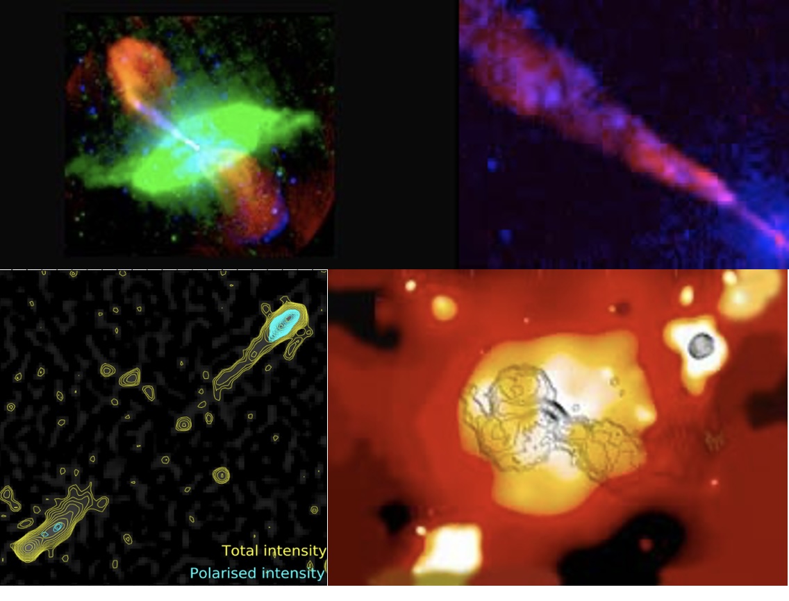 A selection of images of radio-loud AGN