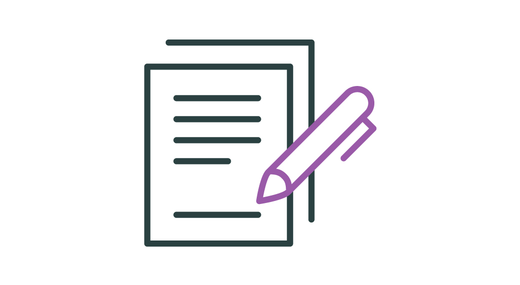 Image of pen on paper