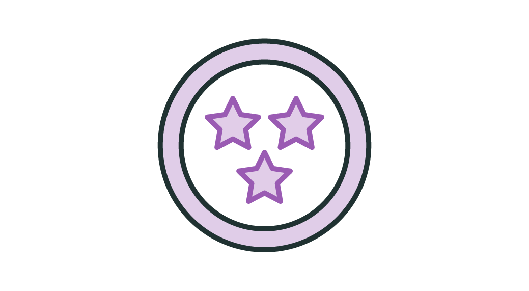 3 stars icon