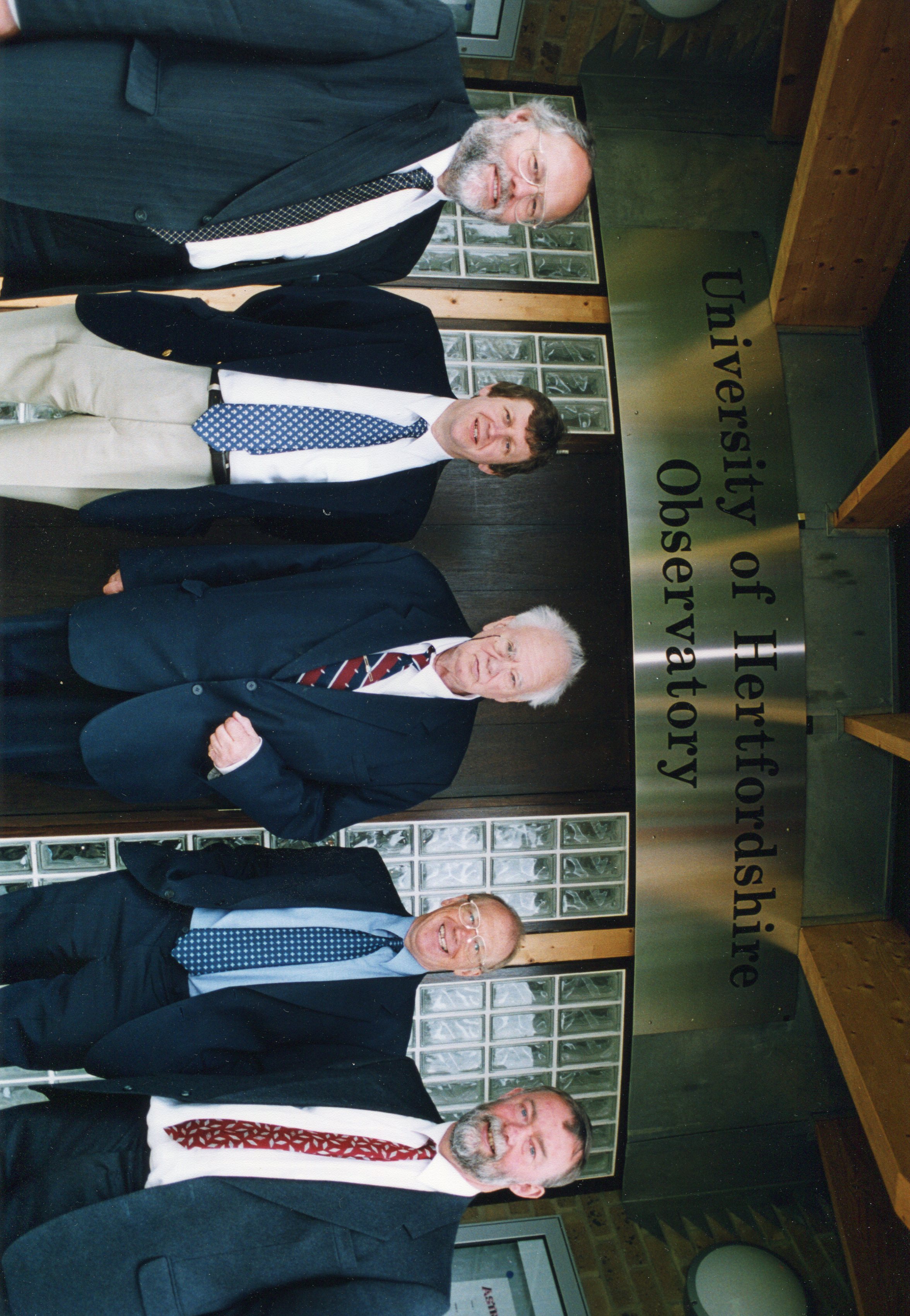 Sir Patrick Moore Patrick Moore opening the University Observatory Control Building in 2000, named in his honour.