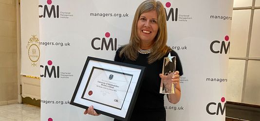 Herts’ Business School crowned CMI HE Partner of the Year 2024